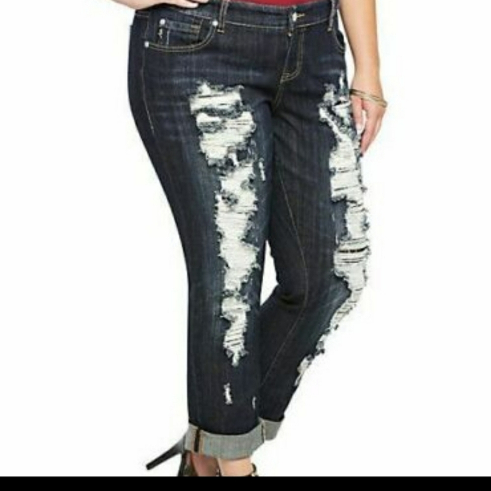 Torrid premium boyfriend jeans